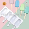 4 Cavity Cake Sickle Chocolate Mould