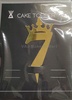 Acrylic Numerical Topper with Crown Big No.7