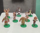 Boonie Bear Cartoon Toy Set (Pack of 8)