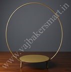 Hoop Cake Stand / Ring Cake Stand H:24" Base:12"