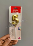 Imported Numerical Candle No.5 with Stick