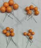 Orange Metallic Faux Balls