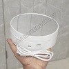 Electric 360 Rotating Stand 6" White (Mirror Top)