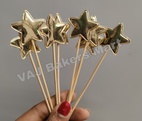 Metallic Gold Star Topper