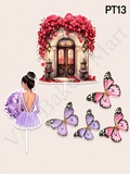 PT13 Bride with Door & Butterfly Topper