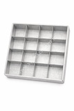 Brownie Tray 8" x 1.5" with Cutter (16Pcs - 2" Size)