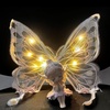 Trendy Fairy Doll(Siting) Topper with Embroided Butteryfly Wings