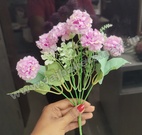 FB13 Mini Lavender Marigold 6Pcs Flower Bunch