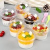 150ml PVC Mousse Cup With Lid 5pcs