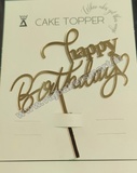 HB40 Acrylic Happy Birthday Topper