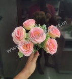FB5 Big Pink Rose Bunch 6Pcs Set