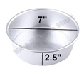 Round Cake Tin 7" x 2.5"