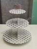 CS5 Paper Cup Cake Stand (Dotted Silver)
