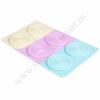 Spiral Round Silicone Mould 6 Cavity