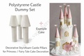 4 Pcs Styrofoam Pillar Dummy | Castle Dummy