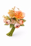 PB51 Soft Orange Mix Peony Bunch 1R4F4S