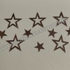 Acrylic Star Cutout Rose Gold (Pack of 10)