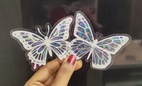 CBT1 3D Ice Crystal Butterfly Cake Topper