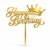 HB46 Acrylic Happy Birthday Topper