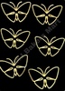 Acrylic Butterfly Cutout (Pack of 6) D01