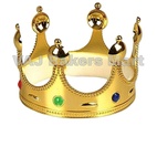 King Crown / Roman Crown Topper Gold 4"