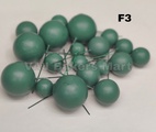 Forest Green Matte Finish Faux Balls (F03)