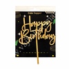 HB43 Acrylic Happy Birthday Topper