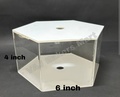 Acrylic Transparent Hexagon Spacer 6" x 4"