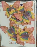 BTG32 Glittery Wings Butterfly Topper