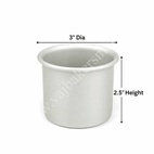 Round Cake Tin 3" x 2.5"
