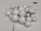 White Matte Finish Faux Balls (F26)