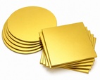 10" Gold Cake Board
