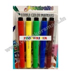 5in1 Edible Marker Pen (Red, Green, Blue, Yellow & Brown)