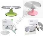360 Rotating Stainless Steel Turntable for Professional Cake Decoration