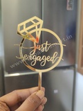E5 Acrylic Engagement Toppers