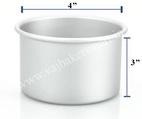 Round Cake Tin 4" x 3"