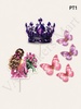 PT1 Princess with Butterfly & Crown Topper
