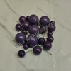 Purple Metallic Faux Balls