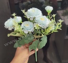FB6 Camelia Blue 5Pc Flower Bunch