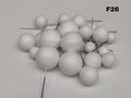 White Matte Finish Faux Balls (F26)
