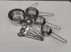 250ML Stainless Steel Measuring Cups & Spoons