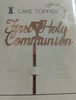 DT3 Acrylic Holy Communion Cake Topper
