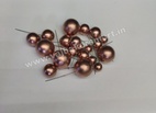 Rose Gold Metallic Faux Balls