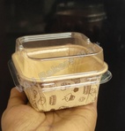 Brownie Square Bake and Serve Liner with Lid 100g (Pack of 5)