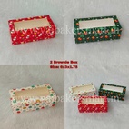 2Pc Brownie Box - Xmas Special (Pack of 5) Random Colour