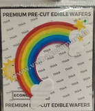 EWC7 Premium Precut Rainbow Edible Wafers