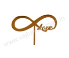 AT7 Acrylic Infinitive Love Topper