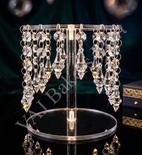 Acrylic V Shaped Crystal Spacer 6"D x 6"H