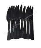 Black Plastic Knife (Pack of 10)