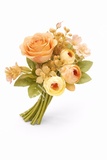 PB53 Peach Mix Peony Bunch 1R4F4S
